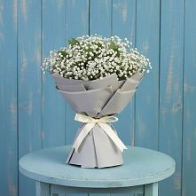 Букет Белые гипсофилы в Новороссийске Букет цветов из:  Гипсофила в Новороссийске