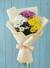 Букет школьные годы в Новороссийске Букет цветов из:  Хризантемы в Новороссийске