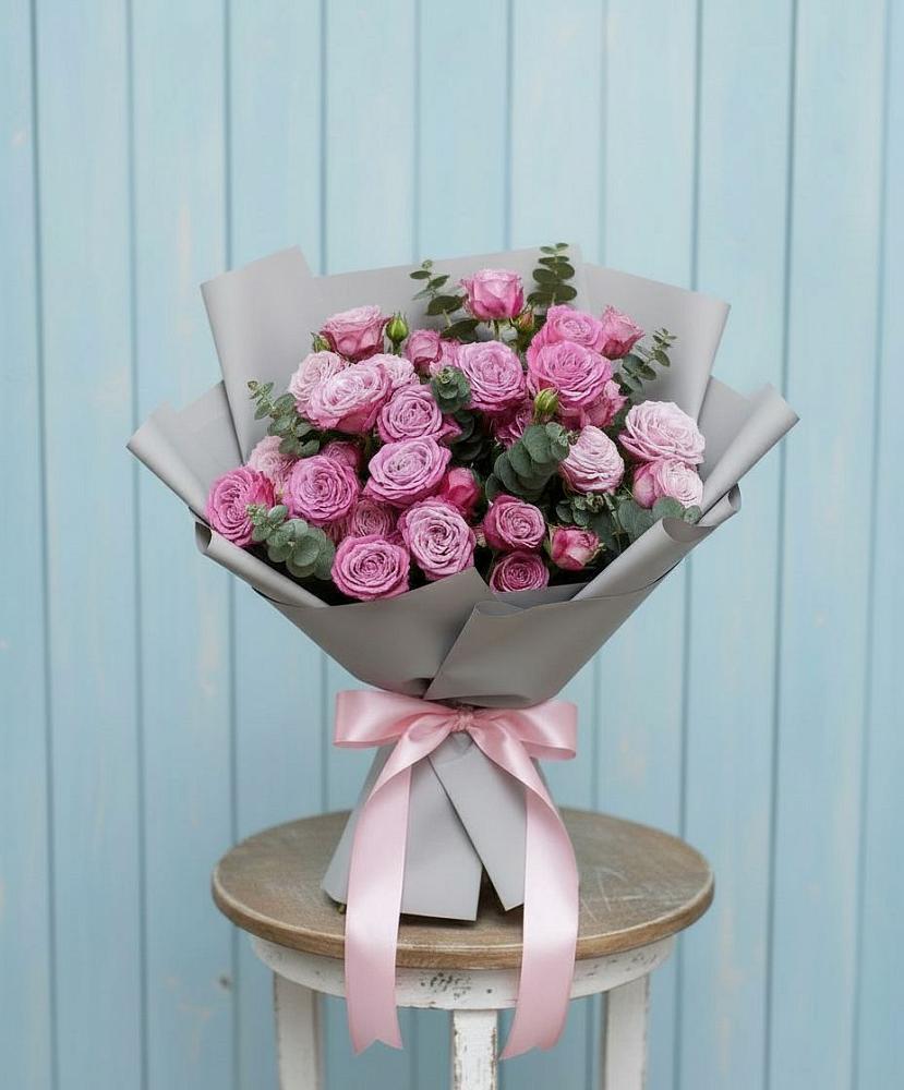 Композиция Яркий комплимент в Новороссийске Букет цветов из: Розы в Новороссийске