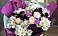 Букет фиолетовый сад в Новороссийске Букет цветов из: Хризантемы, Гвоздики и Розы в Новороссийске