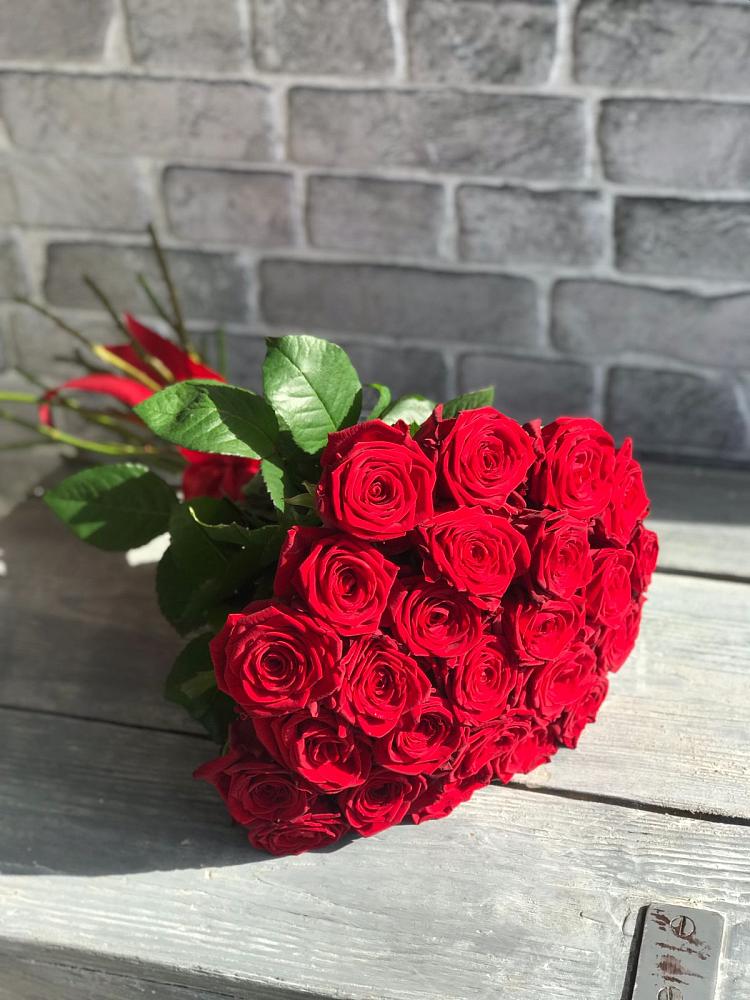 Красные розы Фридом в Новороссийске Букет Красные розы Фридом в Новороссийске