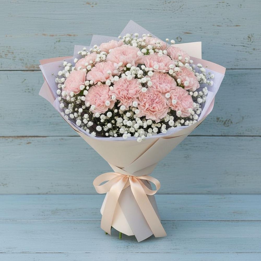 Букет цветов из: Гвоздики в Новороссийске