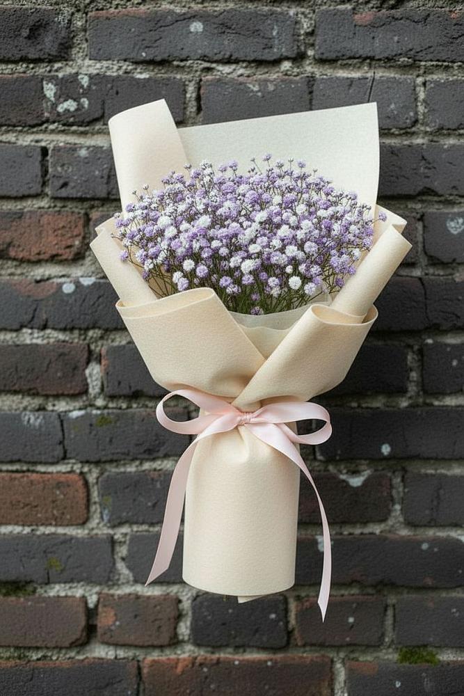 Букет Нежные чувства в Новороссийске Букет цветов из: Гипсофила в Новороссийске