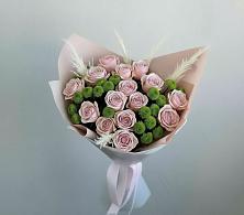 Букет доброе утро в Новороссийске Букет цветов из:  Розы и Хризантемы в Новороссийске