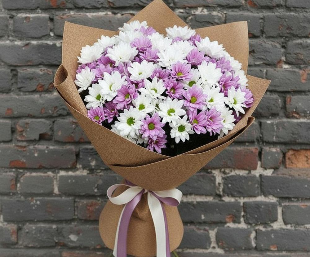 Букет грани совершенства в Новороссийске Букет цветов из: Хризантемы в Новороссийске