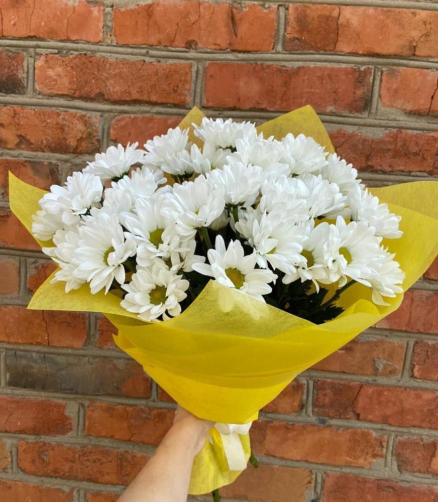 Букет Застенчивые лепестки в Новороссийске Букет цветов из: Хризантемы в Новороссийске