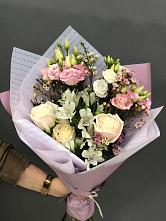 Букет лунная мелодия #REPLACE_PRED# Новороссийске Букет цветов из:  Альстромерии, Розы и Лизиантусы #REPLACE_PRED# Новороссийске