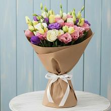 Букет Цветная эустома в Новороссийске Букет цветов из:  Лизиантусы в Новороссийске