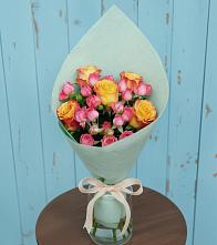 Букет Отличное настроение в Новороссийске Букет цветов из:  Розы в Новороссийске